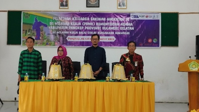 PDWK Keluarga Sakinah di Kabupaten Pangkajene dan Kepulauan Provinsi Sulawesi Selatan