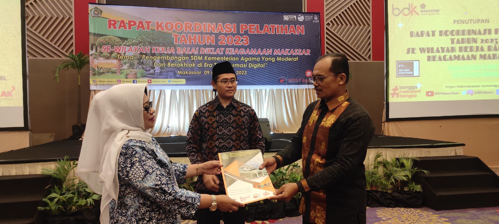 Penutupan Rapat Koordinasi Kediklatan BDK Makassar Tahun 2023