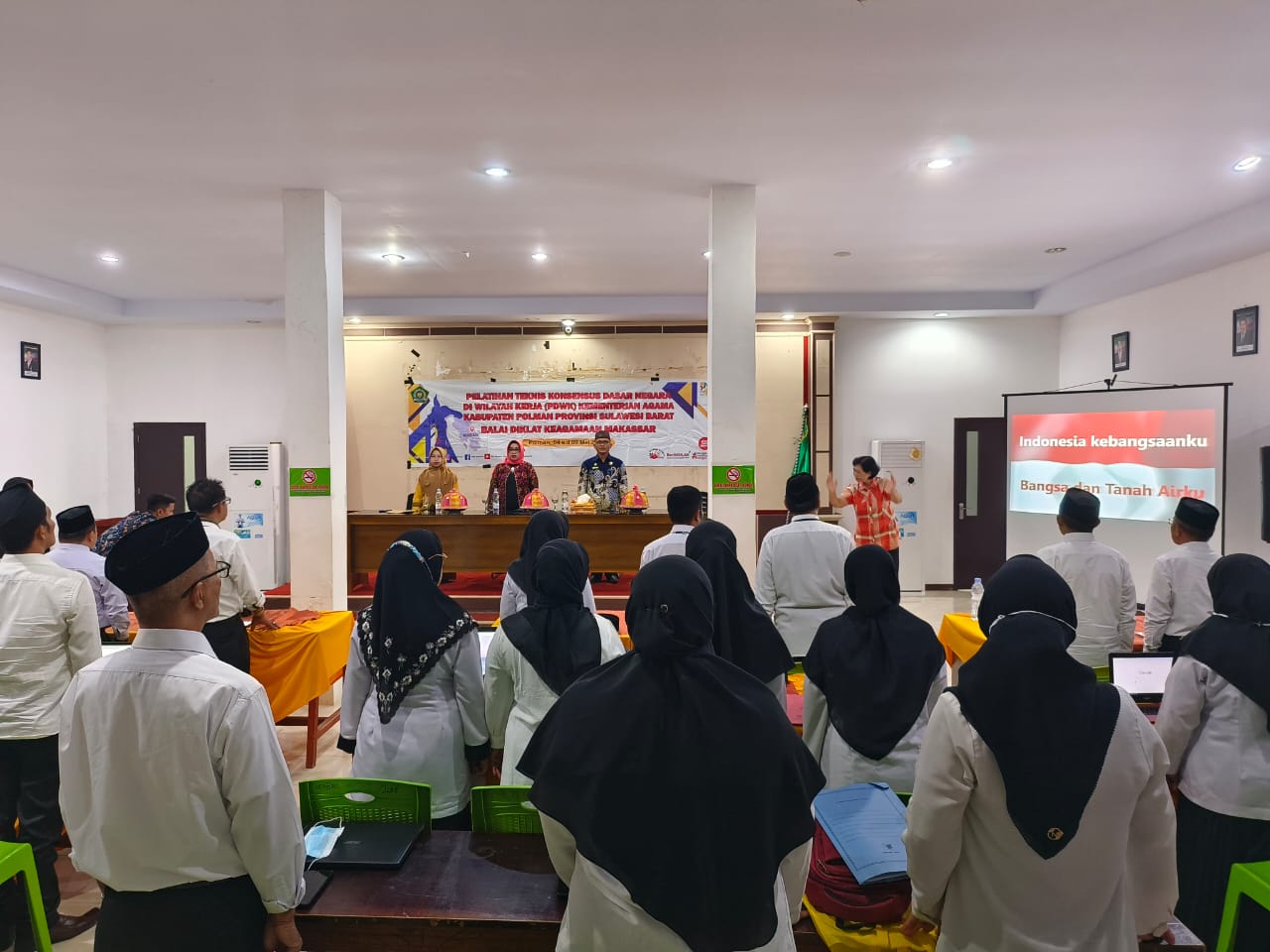 Pelatihan di Wilayah Kerja (PDWK) Konsensus Dasar Negara di Kabupaten Polman Sulawesi Barat