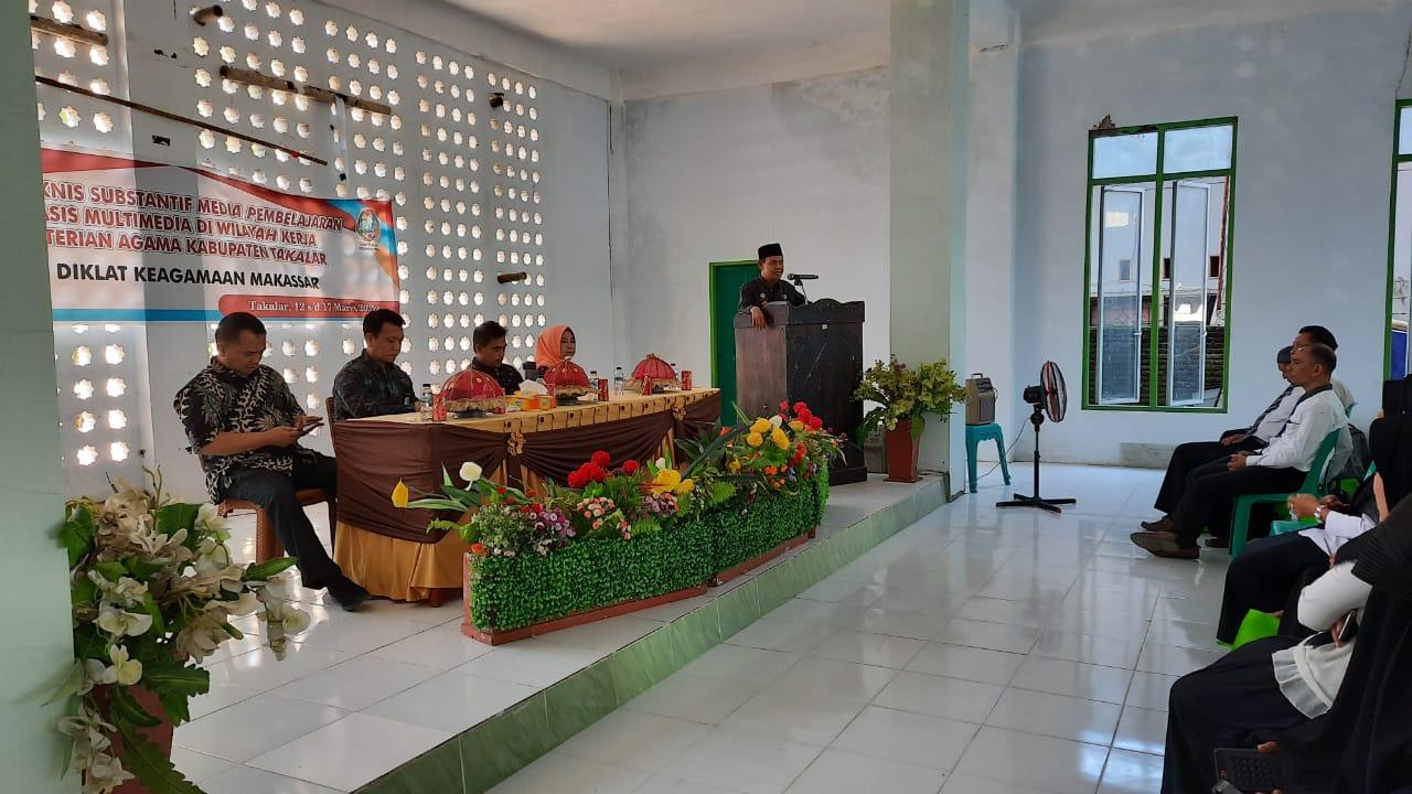 40 Guru Madrasah di Takalar mengikuti DDWK Media Pembelajaran