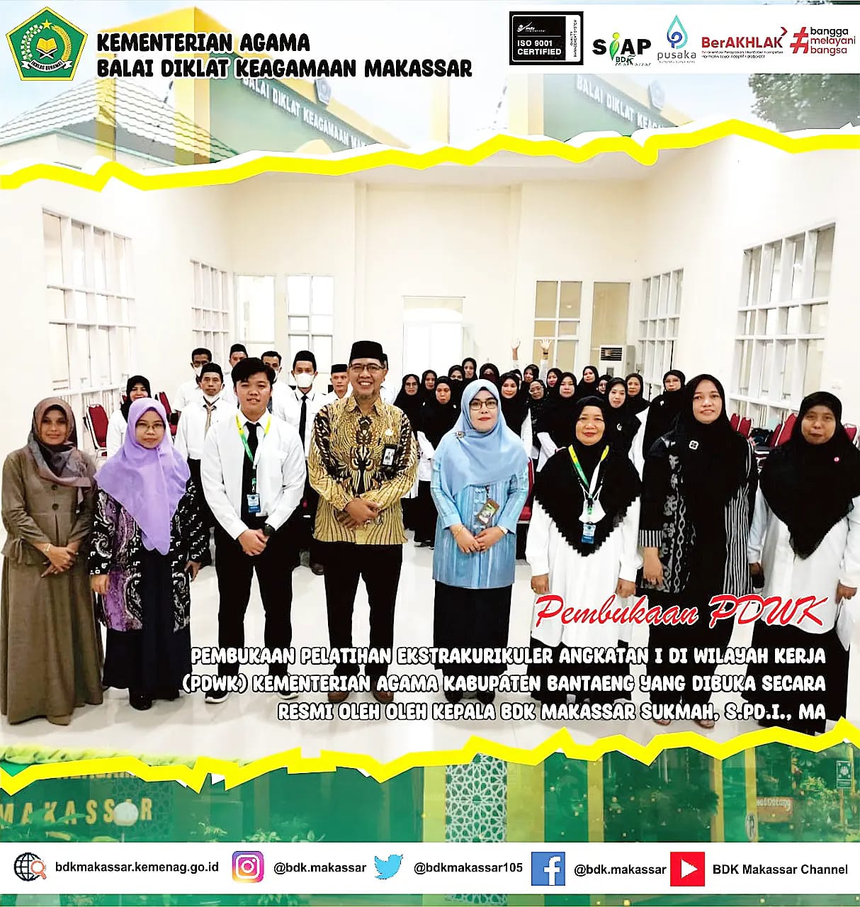 Pelatihan Ekstrakurikuler  Di Wilayah Kerja (PDWK) Kementerian Agama Kabupaten Bantaeng